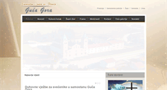 Desktop Screenshot of guca-gora.com
