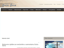 Tablet Screenshot of guca-gora.com
